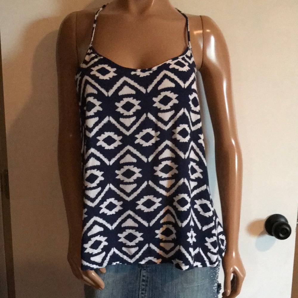 Lot of 4 summer tops. Size large. Two are NWOT. Cotton.